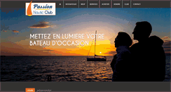 Desktop Screenshot of passion-nautic-club.com